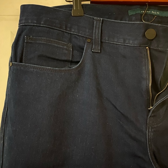 Perry Ellis Dark Wash Straight Leg Jeans for men size 38/32 - Picture 2 of 11